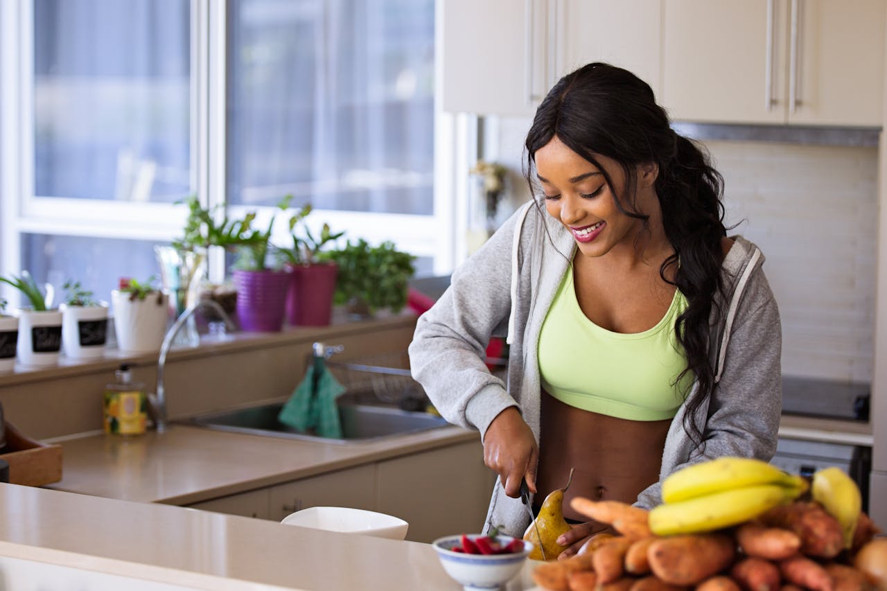 The Health Monk - Smiling and Happy woman embodying a healthy lifestyle